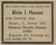 Alvin Johan Hansen